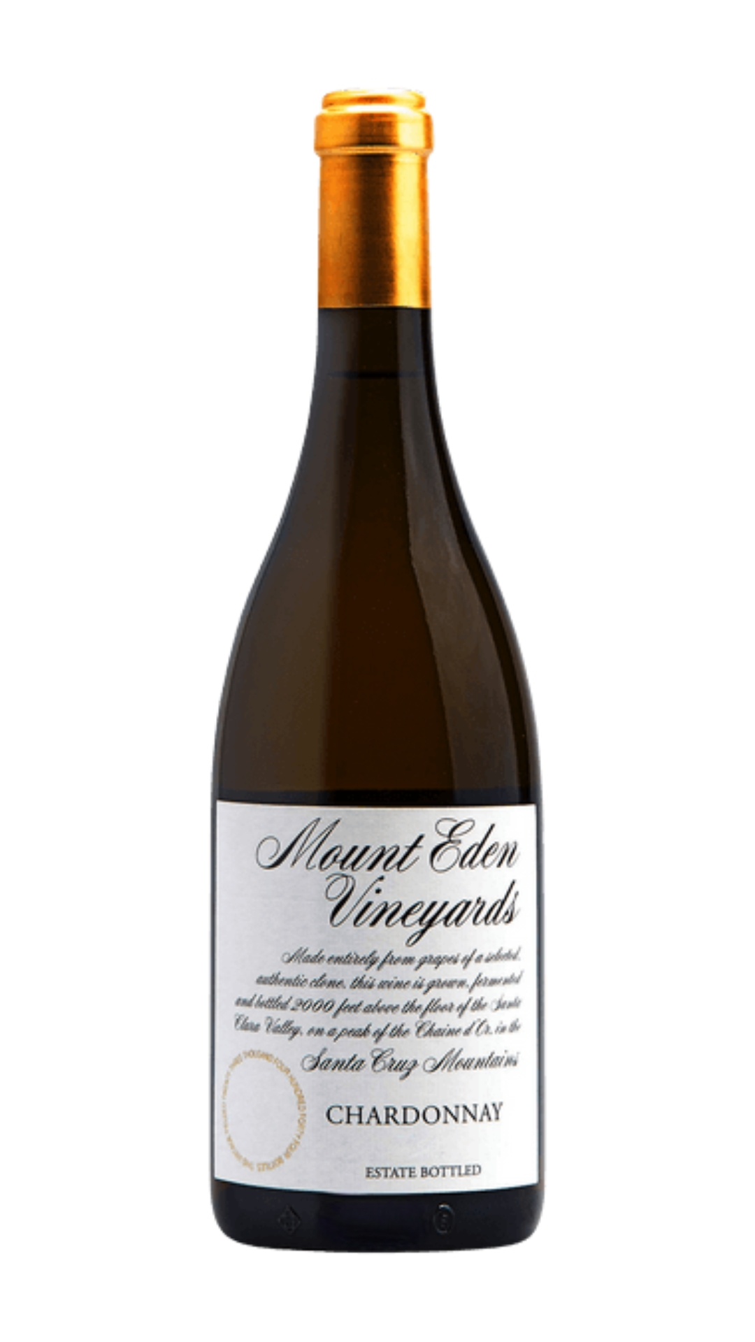 Mount Eden Chardonnay Estate Santa Cruz Mountains 2015